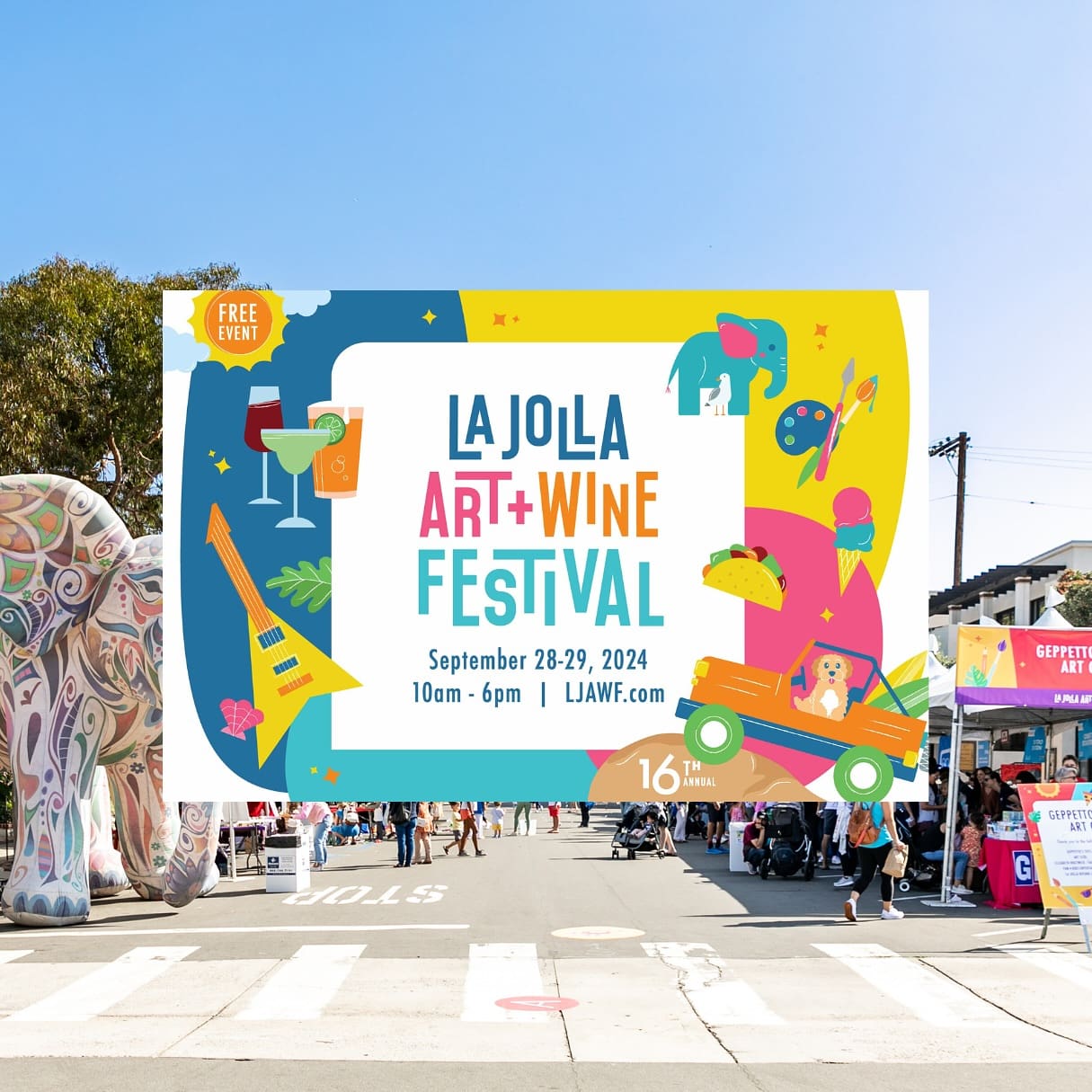 La Jolla By The Sea - Art & Wine Festival 2024 hosted in La Jolla