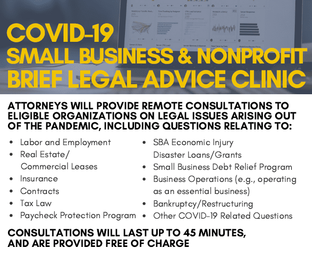 Free Legal Advice Clinic for Businesses and Nonprofits