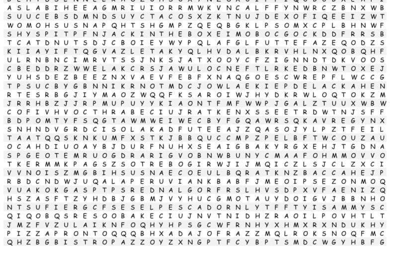 Find Restaurant Crossword Puzzle