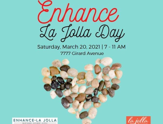Join us at Enhance La Jolla Day – March 20 from 7 to 11 AM