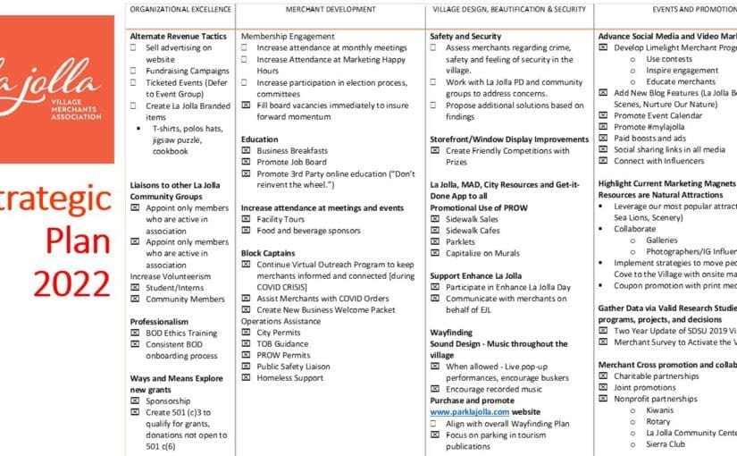 2022 Strategic Plan Adopted by LJVMA Board of Directors