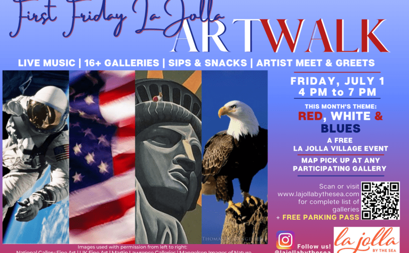 Art Walk Celebrates Red, White & Blues