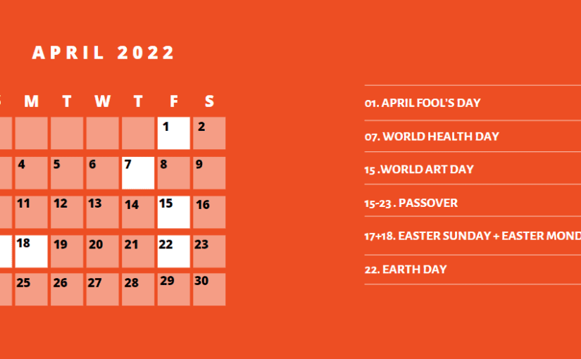 Social Media Ideas for April