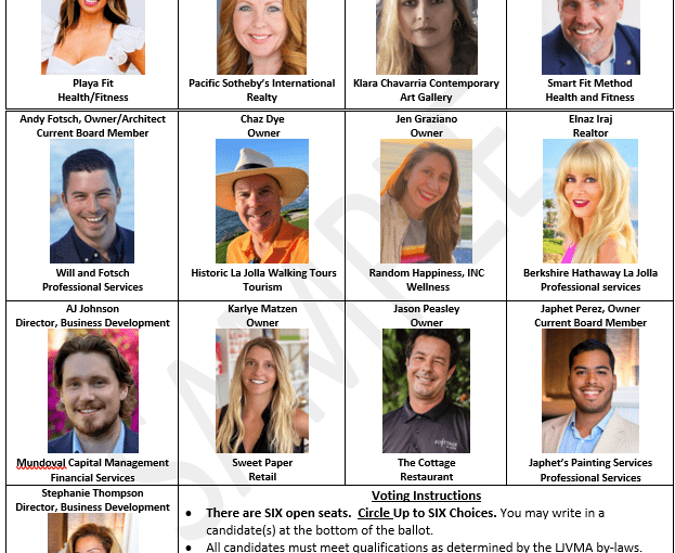 Meet Your 2023 -2025 Board of Directors Candidates – Elections Take Place October 2 – 4