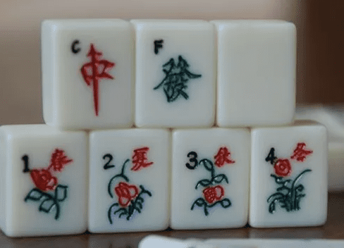 Mahjong game.