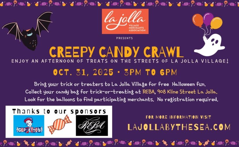 Creepy Candy Crawl 2025 — La Jolla’s Trick or Treating Extravaganza