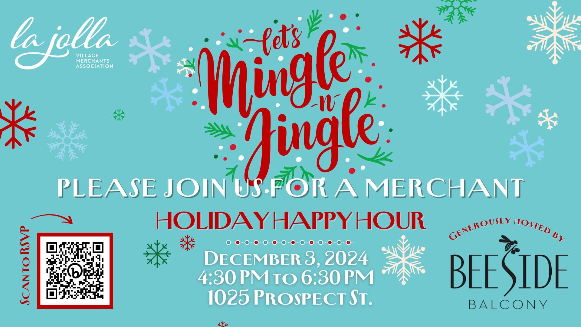 Merchants Get Merry at Holiday Happy Hour