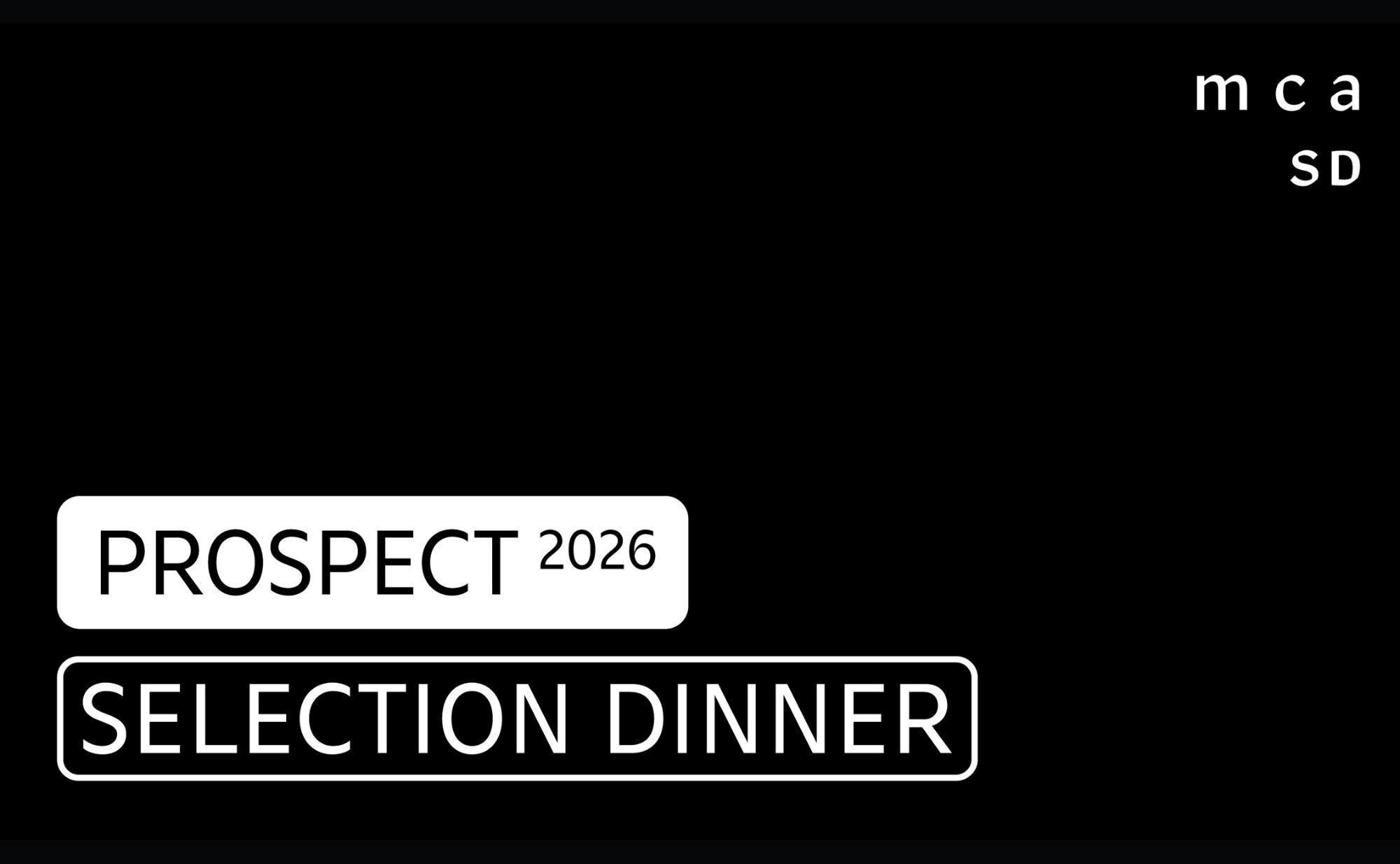Director’s Circle Members: Prospect 2026 Selection Dinner