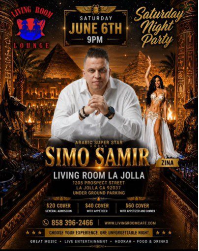 Saturday Night Party at Living Room La Jolla