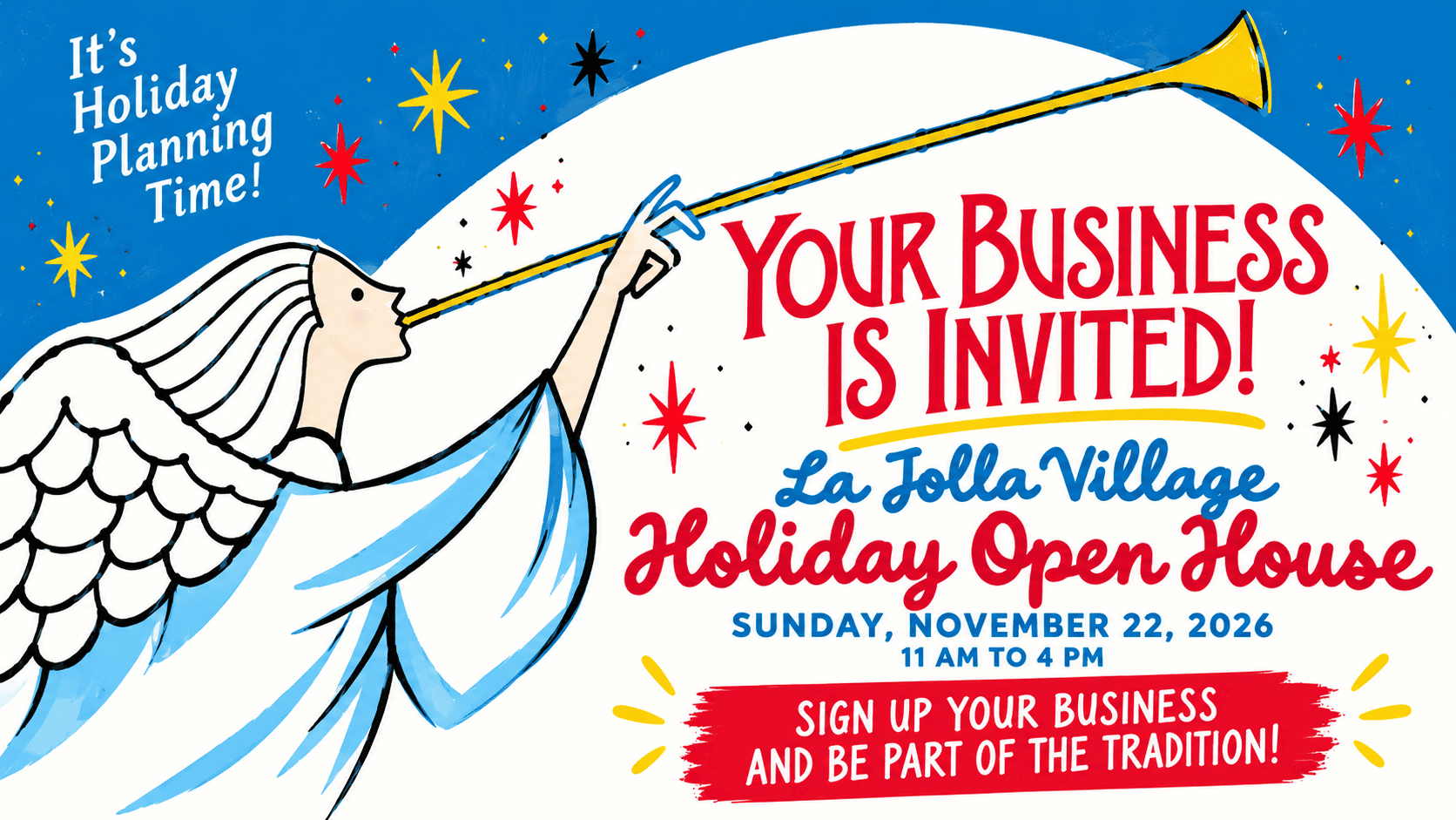 Holiday Business Open House Invitation